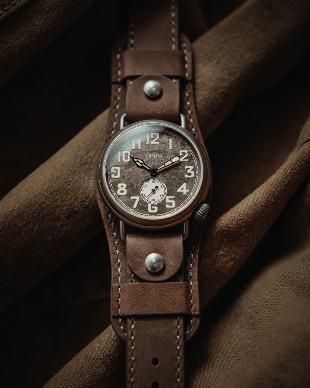 VARIO x RZE UltraHex™ Titanium Trench Timascus Watch