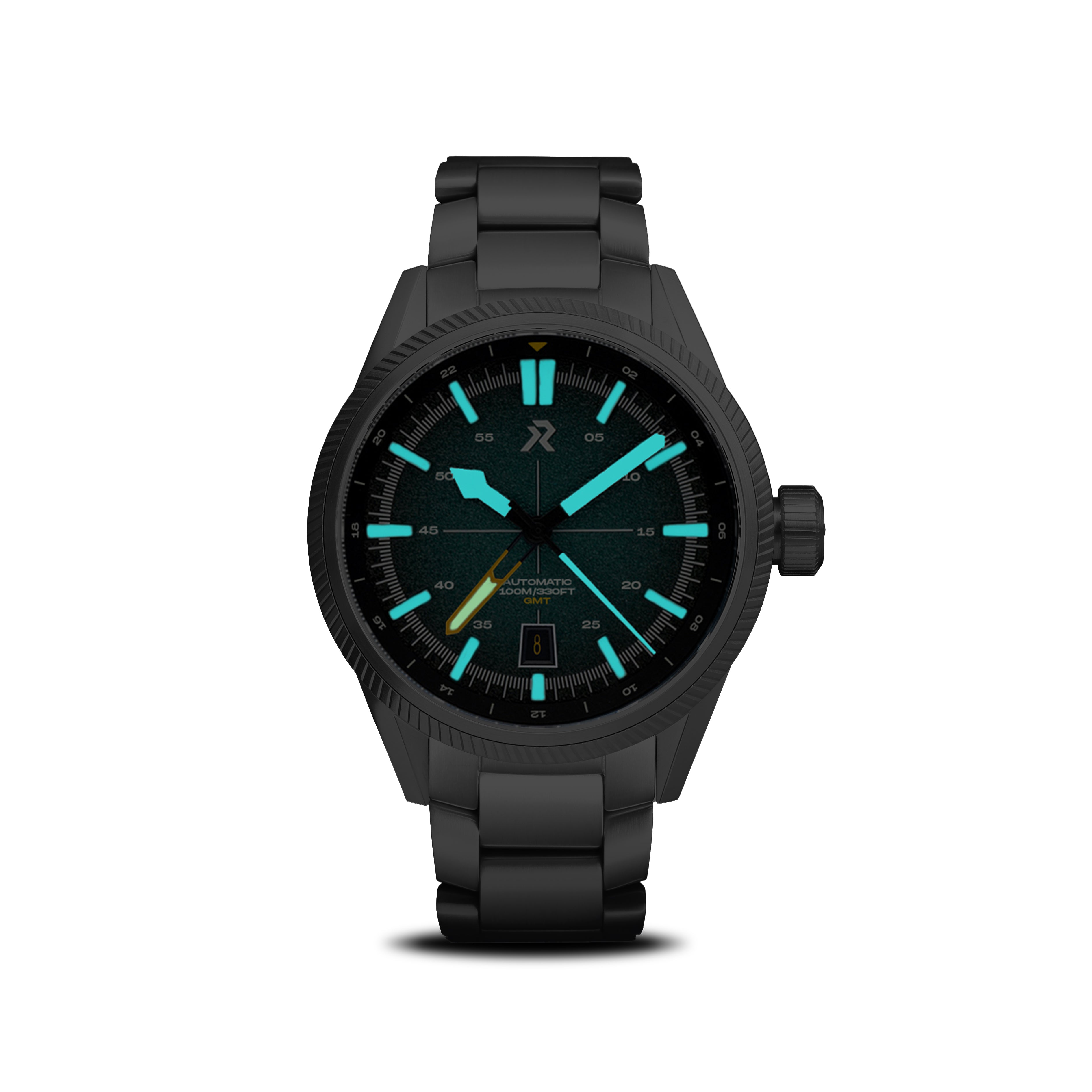 Fortitude GMT - TurboTeal – RZE Watches