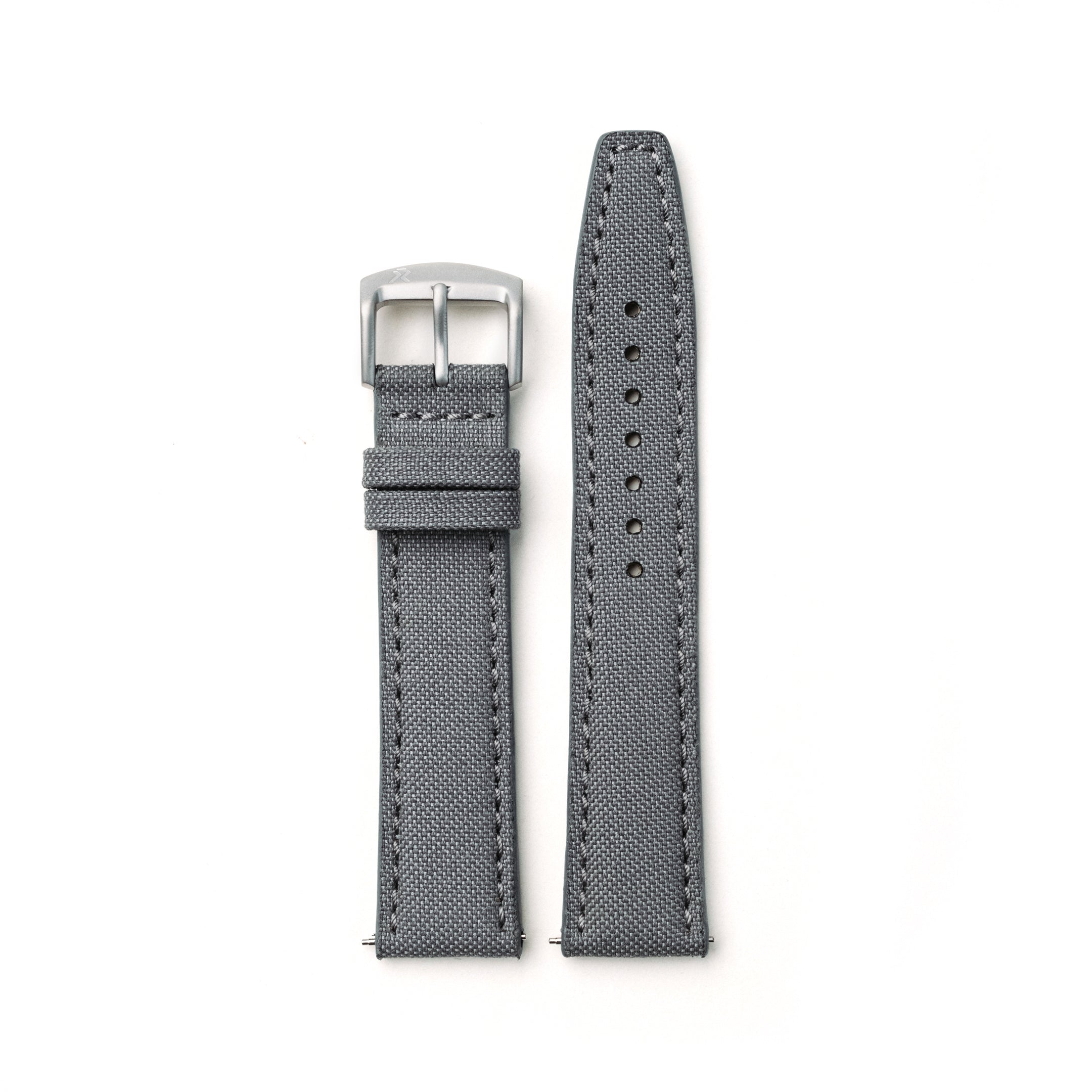 SHELLAC スカルプリント Vネックカットソー グレー 46 SEAQUAL® Canvas Strap – RZE Watches