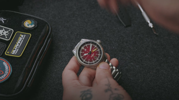 Fortitude GMT - Crimson Red – RZE Watches