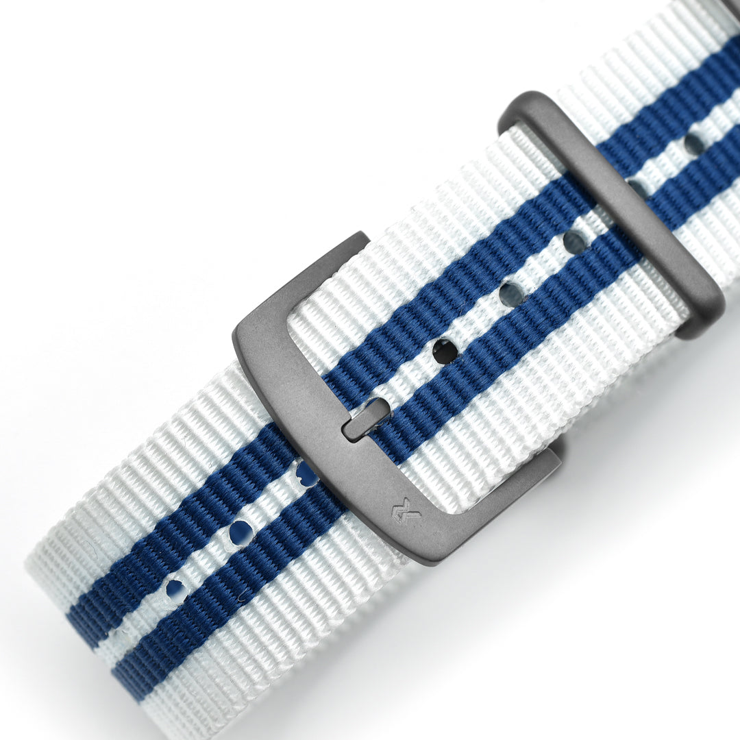 HexWeave Strap - 20mm (Blue/White)
